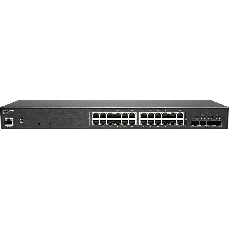 SonicWALL 24-Port Gigabit Ethernet Managed Switch (02-SSC-8376) image 1