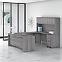 Bush Business Furniture Studio C 72"W U Shaped Desk with Hutch and Mobile File Cabinet, Platinum Gray (STC003PGSU)~#|#~2E4FEEF2-708D-43D0-A3CE97369A9C7239_sc7