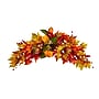 Nearly Natural 38" Autumn Maple Leaf Berry Artificial Swag (W1233)~#|#~2E505554-1F85-4964-895228366B579445_sc7