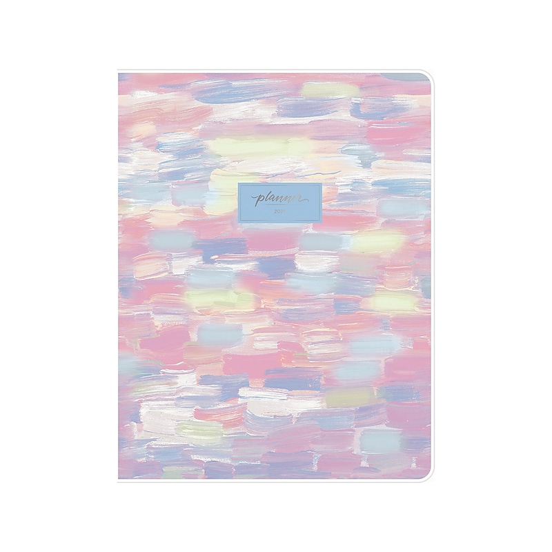 2025 Blue Sky Brickyard 8.5" x 11" Monthly Planner, Plastic Cover, Multicolor (152267) image 1