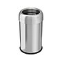 HLS Commercial Stainless Steel Trash Can with Open Lid, 13-Gallon, Silver (HLS13STR)~#|#~2E5855EE-F060-4B80-992D2CB15C8A2016_sc7