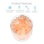 Pure Enrichment PureGlow 4.35" Halogen Salt Lamp, White (PEUSBSLT)~#|#~2E5A59D3-4D4B-453E-AEC767B183A92C50_sc7