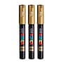 POSCA PC-1M Water Based Paint Marker, Extra Fine Bullet Tip, Gold, 3/Pack (UBCPC1MGOLD-3)~#|#~2E5B2965-3756-4D63-B160980462E89C65_sc7