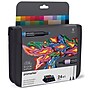 Winsor & Newton Promarker Dual-Tip Arts & Illustration Alcohol Based Marker, Assorted Colors, 24/Pack (WNX0290078)~#|#~2E5B4D67-D4D7-44D5-9D43AC0AFEAF1408_sc7