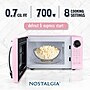 Nostalgia Retro 0.7 cu. ft. Countertop Microwave, Pink (NRMOPMSW7PK6A)~#|#~2E5BC2F4-436B-4496-BEF7D81575A04A1F_sc7