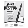 Sharpie S-Gel Retractable Gel Pen, Medium Point, 0.7mm, Black Ink, 8/Pack (2169762)~#|#~2E5BCB8C-4C58-47E3-8F7C9ADA385A47D9_sc7