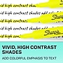 Sharpie Tank Highlighter, Chisel Tip, Fluorescent Yellow, 4/Pack (25164)~#|#~2E5E812D-65BF-4750-ADE65646206287C3_sc7