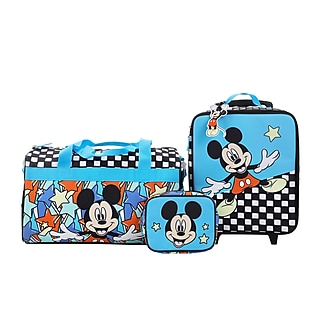 Bioworld 4-Piece Disney Princess Carry-On Luggage Set, Multicolor