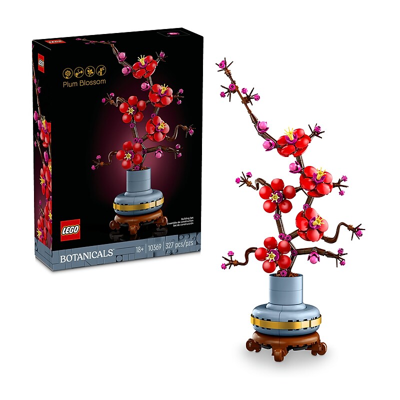 LEGO Icons Plum Blossom Flower Decor Display Set 10369 image 1