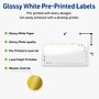 Avery Laser/Inkjet Rectangle Multipurpose Labels, 2" x 4", White, 100/Pack (S00-DNC)~#|#~2E662DDC-4A71-4B04-A7760C7226C06CA3_sc7