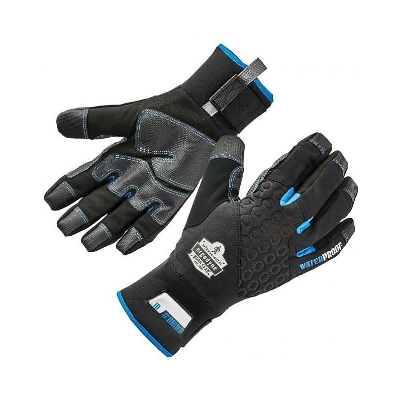 ProFlex 818WP Performance Thermal Waterproof Utility Gloves, Black, Small (17382) image 1