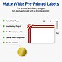 Avery Rectangle Multipurpose Labels, 2" x 3", White, 80/Pack (19479370593)~#|#~2E6F9136-9F1C-443A-8D2B6C25A80261EB_sc7