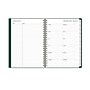 2026 Blue Sky Bespoke Letterpress 8.5" x 11" Calendar Year Weekly & Monthly Planner, Plastic Cover, Deep Forest Green (156225)~#|#~2E710C2F-E1C3-4ECD-958FE2A2384E55C0_sc7