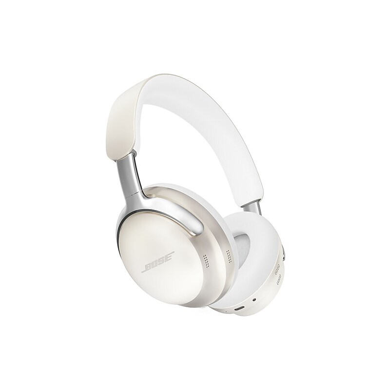 Bose QuietComfort Ultra Wireless Noise Canceling Over-Ear, Bluetooth, Diamond White (880066-1300) image 1