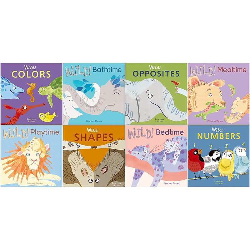 Child's Play Books Wild! Concepts Board Book Set, 8/Set (CPY9781786289872) image 1