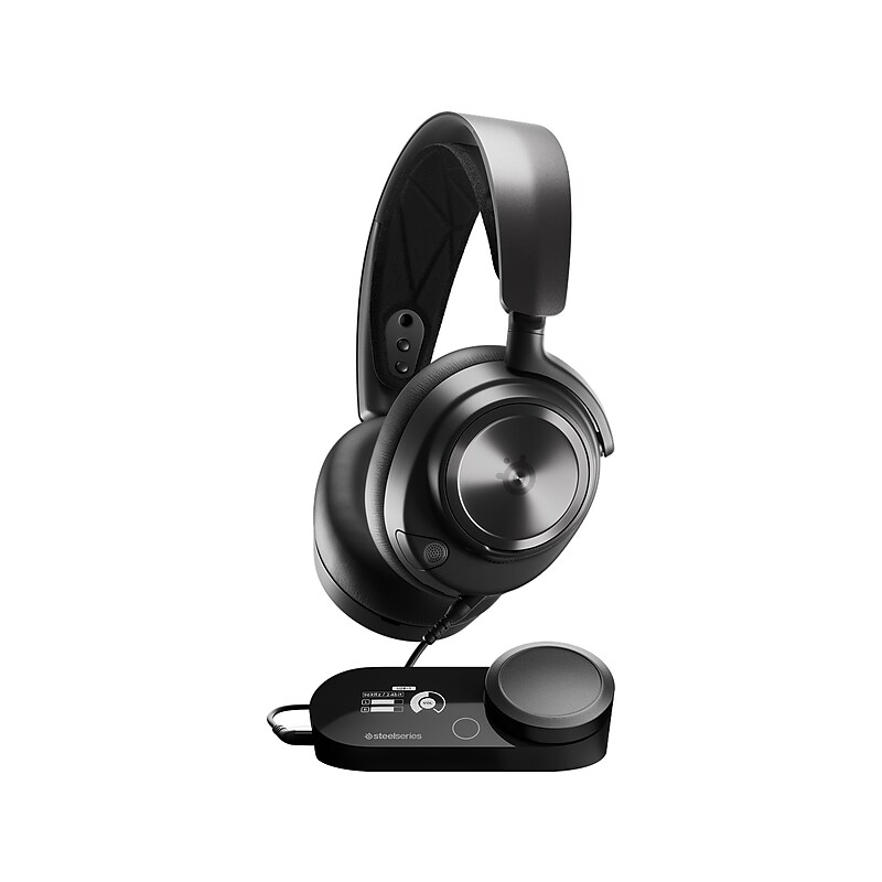 Steel Series Arctis Nova Pro Noise Canceling Gaming Over-the-Ear Headset, 3.5mm, Black (61527) image 1