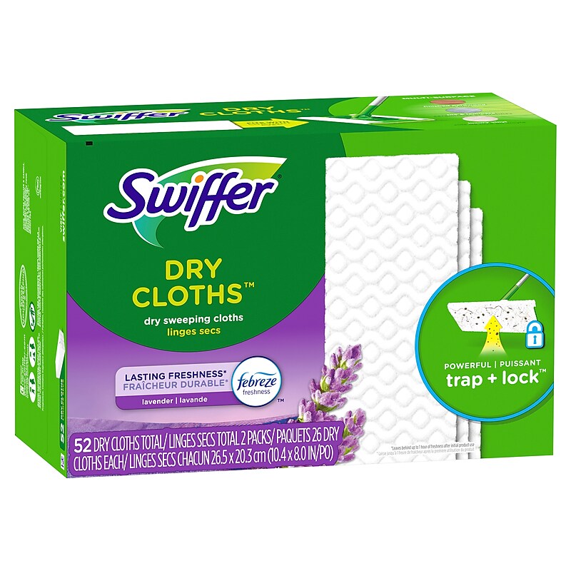 Swiffer Sweeper Dry Sweeping Pad, Lavender & Vanilla Comfort, 52/Box (99039) image 1