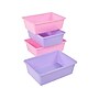 Humble Crew Large Storage Bins, Pink/Purple, 4/Pack (XL081)~#|#~2E836022-1A0A-4100-88576FD4B539290D_sc7