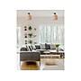 Adesso Bahama 1-Light Incandescent Flush Mount, Dark Bronze/Light Rattan (4329-26)~#|#~2E85B6C6-D015-4B56-AB29367EB6125704_sc7