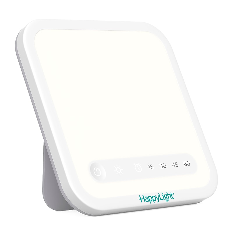 Verilux HappyLight Mini Light Therapy Lamp, White (VT54WW6) image 1