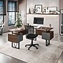 Techni Mobili 59" L-Shaped Desk with Drawers and File Cabinet, Walnut/Black (RTA-4809DL-WAL)~#|#~2E8D7797-432D-4541-A0DEEA496BA9C0B5_sc7