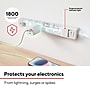 Staples TECH 6-Outlet 2-USB Port Surge Protector, 6', 1800 Joules, White (ST62777)~#|#~2E9350E5-92D3-43D8-88A6ED09F8FF6F90_sc7