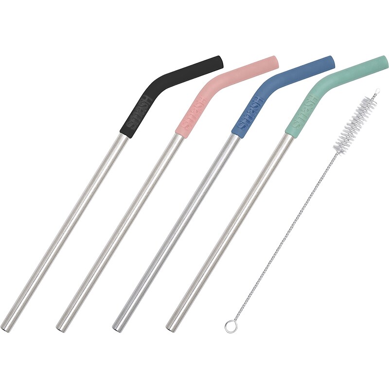 Smash Straws, Assorted Colors, 4/Set (8277) image 1
