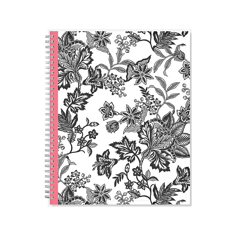 2024-2025 Blue Sky Analeis 8.5" x 11" Academic Weekly & Monthly Planner, Plastic Cover, Black/White (130606-A25) image 1