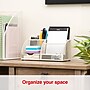 Staples 7-Compartment Metal Mesh Desk Organizer, Warm White (ST63827)~#|#~2E9A695A-ACA1-4449-8F16046DBDE9EBB6_sc7