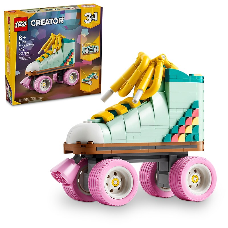 LEGO Creator Retro Roller Skate 3-In-1, 342 Pieces (31148) image 1
