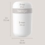 bentgo Insulated Snack Container, White, 20 oz. (BGSNKCP-W)~#|#~2E9C7F5F-5AFB-4FB3-B1A6B893C61083D8_sc7