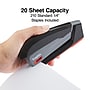 Staples One-Touch Desktop Stapler, 20 Sheet Capacity, Gray/Black/Red (44425)~#|#~2E9F58E1-4498-4536-A151CE08EB48FB76_sc7