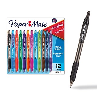 ユニパ&ユニセル uni-ball 207 Retractable Gel Pens, Medium Point, 0.7mm, Black Ink