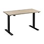 Bush Business Furniture Move 60 Series 48"W Electric Adjustable Standing Desk, Natural Elm/Black Powder Coat (M6S4824NEBK)~#|#~2EA7CC85-3EF8-49B9-9ACCE87803CE50FD_sc7
