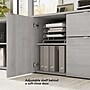 Bush Business Furniture Stratus 24"H Storage Cabinet with 2 Shelves, 2 Drawers, Platinum Gray (SUS130PG)~#|#~2EB21B28-FF5E-4E39-A5575006E00E6184_sc7