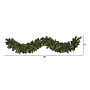 Nearly Natural 6-ft White Mountain Pine Artificial Garland with 35 White Warm LED Lights and Pinecones (W1101)~#|#~2EB8D91F-84E8-4A4E-88DF74DF97636C23_sc7