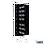 Triton Products LocBoard 18" x 36" x 9/16" Steel Square Hole Pegboards, 2/Set (LB18-BK)~#|#~2EB94CB3-16B9-401F-AEAA088BCE696A95_sc7