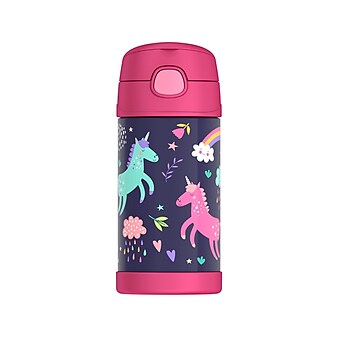THERMOS FUNtainer Thermal Bottle, Assorted Colors, 12 Oz. (F4103NLA6ST)