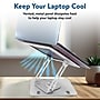 Uncaged Ergonomics 10.2" x 10" Metal Swivel Laptop Stand 2.0, Silver  (SLS-Silver)~#|#~2EBE1A55-3721-46E6-87D00D63DDF2DBC1_sc7