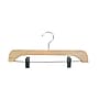 Nahanco 14" Wood Flat Skirt/Slack Hanger, Natural, 100/Carton (32-17)~#|#~2EC172A4-661F-4F99-A76C987F7569B69E_sc7