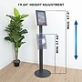 Mount-It! Anti-Theft Tablet Floor Stand for Samsung Adjustable Floor Stand, Black (MI-3886B)~#|#~2EC750B6-067A-4E12-9DE4D61C335ED62B_sc7