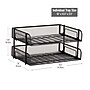 Mind Reader Metal Side Loading Stackable Letter Tray, Letter Size, Black (ESTACK2-BLK)~#|#~2EC761AF-1701-4C49-981D182D1AFA2AEB_sc7