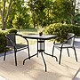 Flash Furniture Lila 28'' Square Table with 2 Rattan Stack Chairs, Gray (TLH073SQ037GY2)~#|#~2ECA99F0-A3EA-446C-85BF8B939DE8DF45_sc7