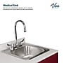 Viva Comfort 36.75'' H x 42" L Medical Cabinet with Right Sink, 2-Doors, 3-Drawers, Claret (902BASE42RSCL)~#|#~2ECB0287-BC37-46C2-BFC359FF86BCC01F_sc7