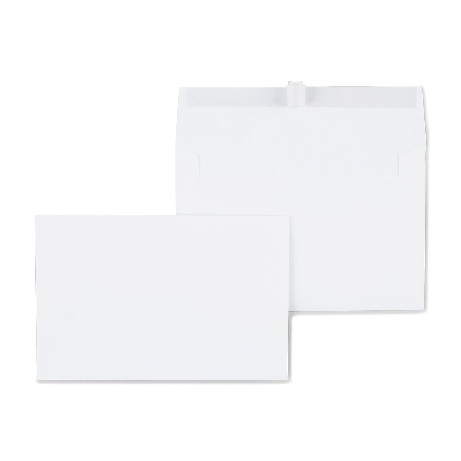 Staples QuickStrip EasyClose Self Seal Invitation Envelopes White Wove 100/Box