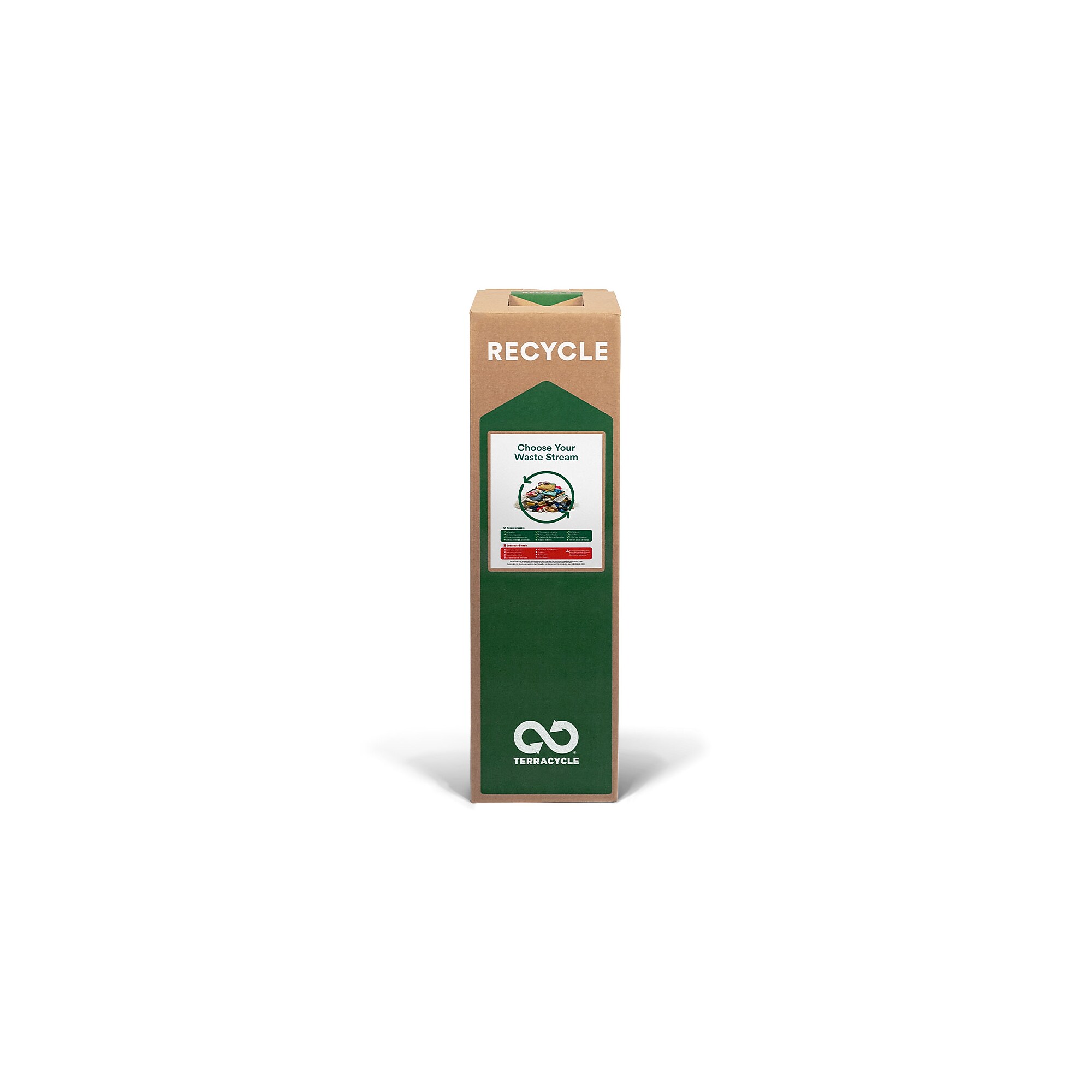 TerraCycle Cardboard Shoes and Footwear Zero Waste Box, 21 Gallon, Natural Kraft (CS104-M) Sansujyuku sansujyuku.com