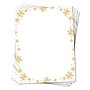 Geographics Metallic Snowflakes Holiday Letterhead, White/Gold, 40 Sheets/Pack (50057)~#|#~2ECEE917-611E-492E-BF349869DCDDDF27_sc7