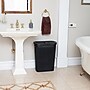 Mind Reader 10.57-Gallon Hamper with Lid, Plastic, Black (40FABHAMP-BLK)~#|#~2ED0815F-822C-4F43-99CCAF53325AAE99_sc7