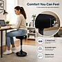 Uncaged Ergonomics Wobble Stool Armless Fabric Active Stool, Black (WSB)~#|#~2ED361AE-8F78-4583-8B0043712AA30C3C_sc7