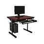 VersaDesk 48"W Basic Computer Table, Cherry/Black (BCT4824-BC)~#|#~2ED39044-40A0-4361-9DEFE69B1EFA4689_sc7